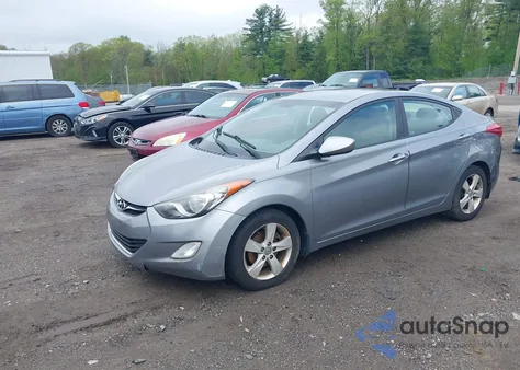 2012 Hyundai Elantra Gls (Ulsan Plant) from USA, damaged, VIN KMHDH4AEXCU422121